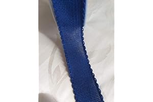 BEICHI NASTRIFICIO ROSSI SAS NASTRO TELA AIDA 2,5 M VARIANTE NATALE 33 MM (BLU)