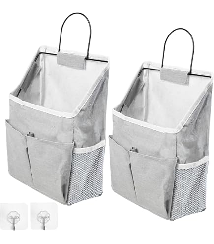 2x Hängeorganizer Mit Haken - Wasserdicht Für Bad & Schlafzimmer