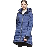 OROLAY Cappotto Invernale di Media Lunghezza con Cappuccio da Donna Piumino Comfort Trapuntato