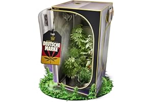 PURPLE LEGACY Osiris Oasis - Tenda da coltivazione, 100 x 100 x 200 cm, colore nero, 1680d Oxford