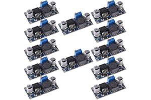 ALMOCN 12 Pcs LM2596 Buck Converter, Step Down Converter Module DIY Power Voltage Regulator Adjustable Power Supply Module