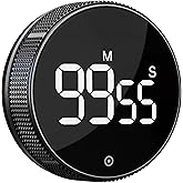 BlueSnail Cucina Timer con LED Digital Display Smart Efficana per Home Classroom Palestra Ufficio, Volume e Luminosità Regola
