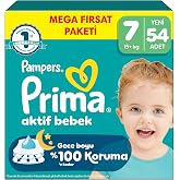 Prima Aktif Bebek Mega Fırsat Paketi 7 Beden 54 Adet