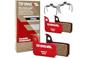 TOP BRAKE 2 paia di pastiglie freno per AVID SRAM Level TLM/Ultimate, Force 22/1, Red eTap HRD, Rival 1/Rival 22, S700 B1, S900 HRD