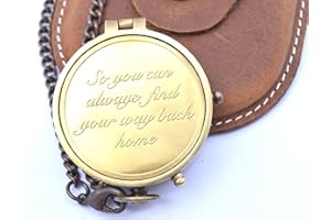 Neovivid Camping-Kompass mit Gravur So You Can Always Find Your Way Back Home, Geschenkkompass für Weihnachten, Jubiläumsgeschenke