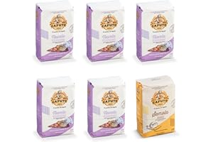 ‎BROTZUTATEN 5x 1kg Caputo Nuvola Pizzamehl Tipo 0 + 1x 1kg Caputo Semola Rimacinata