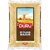 Duru İri Pilavlık Bulgur 2000g &ndash; Doğal Taş Değirmende &Uuml;retilmiş, Lif ve Protein Kaynağı, Dolma ve Pilavlar İ&ccedil;in İdeal