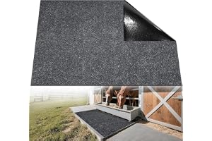 120 x 180 cm häststallmatta, skärbar golvmatta för hästar och boskap | Hållbara och vattenabsorberande stabila mattor, för hästar, kycklingar och små djur