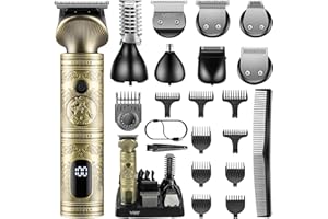 ‎VGR VGR Bartschneider für Männer,professionelles Herren-Bartpflege-Set, elektrische Rasierer,Schnurlose Haarschneidemaschine,Trimmer für Gesicht,Körper,Nase,Schnurrbart,Bälle,Geschenke für Männer 7-in-1