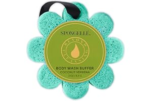 Spongellé Wild Flower Body Wash Infused Buffer, Coconut Verbena