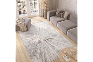 TAPISO Valley Tappeto Soggiorno Pelo Corto Design Moderno Motivo Astratto Sfumato Geometrico Tonalità Grigio Salotto Soggiorno Camera Sala Ragazzi Ufficio Oeko-Tex 200 x 300 cm