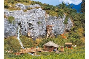 FALLER Jaktstuga med högsäte modellbyggsats med 56 delar 40 x 27 x 24 mm I modelljärnväg tillbehör N I modelljärnväg N landsbygden alphus