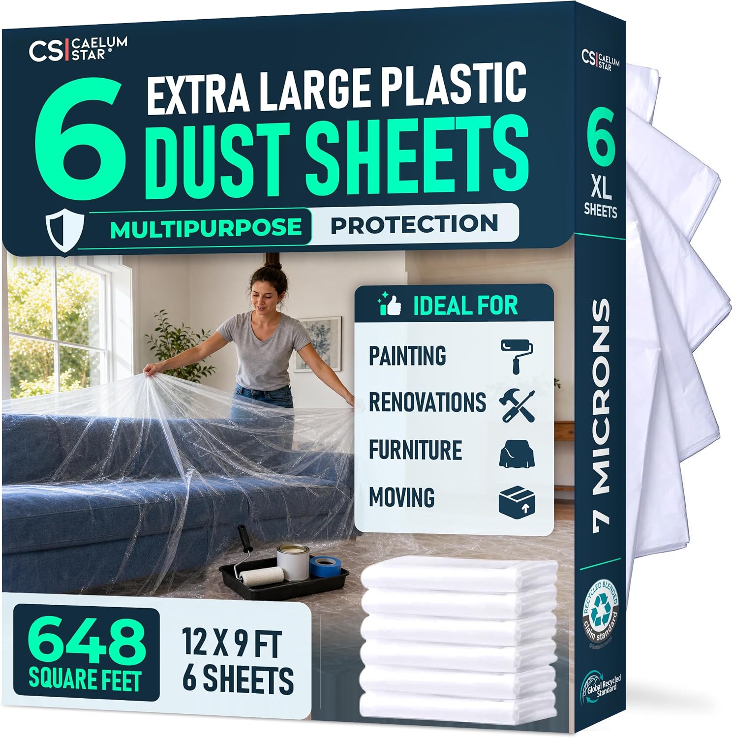 À Qui S'adresse le 6-Pack Clear Plastic Dust Sheets for Painting ? Profils Recommandés