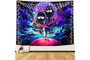 DIOVMA Rick Morty - Coperta da parete per soggiorno, camera da letto, dormitorio, decorazione della casa (178,4 x 159,1 cm, rick-2)