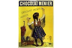 LES COLLECTIONS RÉTRO IETS10330RA Plaque métal Chocolat Menier (40x30cm) modèle en Relief