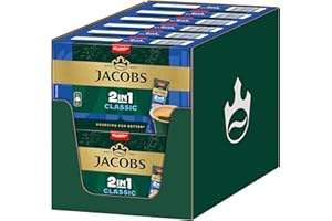 ‎JACOBS Jacobs 2in1 Classic, Instant Kaffee Sticks, löslicher Bohnenkaffee mit Creamer, 12 x 10 Sticks, 120 Getränke