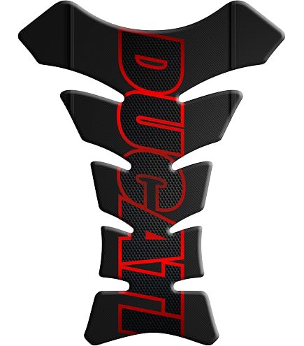 Paraserbatoio In Resina 3D Per Ducati Diavel 1260 – Adesivo Compatibile Con Effetto Rilievo, Made In Italy