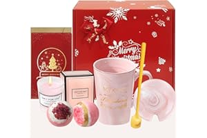 YORFULL Christmas Gifts for Her,Personalised Christmas Gifts for Women,Presents Pamper Gifts for Women,Mothers Day Gifts, Christmas Gifts Set for Women,Valentines Day Gifts for Her (RED)