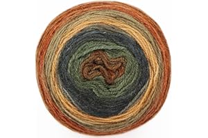 LIDIA CROCHET TRICOT Lollipop- hilo de lana multicolor, lana, hilo de tejer, hilo de ganchillo (150 gr/ovillo ; 14 colores) (empresa española/envío desde España) (103)