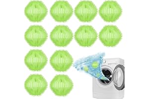 Morofme 12 Stücke Fusselbälle für die Waschmaschine Tierhaarentferner Waschmaschine Waschbälle Tierhaare Waschkugel Fusselpfote Haarfänger Fusselentferner Waschmaschine Wiederverwendbar für Trockner