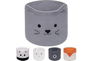 AXHOP cesto ropa sucia, cesto juguetes, cesta de juguetes para niños, ropa y decoración de habitaciones. la mejor canasta de regalo para niños, gatos, perros.