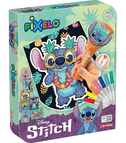 Stylo électronique Pixelo Metallic - LANSAY - Loisir Créatif - Motifs pointillés métalliques - Dès 6 ans