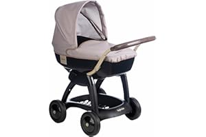 Smoby - Inglesina Carrozzina Baby Iridio, con capottina reclinabile, telaio in metallo e plastica, per bambini dai 18 mesi, 7600251183