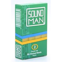 Ancia Saxofono Ance Soundman Per Clarinetto Sib Bb - Confezione Da 10 - Durezza 1,5 - Ottimo Rapporto Qualità Prezzo Accessori Clarinetto - 3