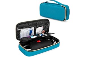 Damero Borsa per stetoscopio, custodia per custodia per stetoscopio per stetoscopi 3M Littmann/Omron/ADC con tasca per accessori per infermiere, verde