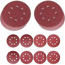 Carta Vetrata Levigatrice Orbitale 40 Fogli Abrasivi Per Levigatrice Orbitale 95x185mm - Grana 60/80/120/240, 10 Fori Carta Vetrata Grana 60 80 120 240 - Foto 8