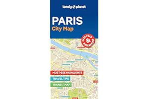 Lonely Planet Paris City Map: Detailed Itineraries | Travel Like a Local | Insider Tips | Covers Triangle d'Or, Faubourg St-Germain, Le Marais, Montmartre, and more