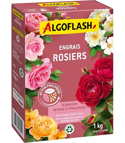 Engrais Rosiers Start Jardin 10-8-17 + MgO - 1kg Pour Floraison Abondante