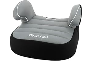 Silla de coche para Bebe elevador DREAM grupo 2/3 (15-36kg) Fabricado en Francia - Nania (Luxe gris)
