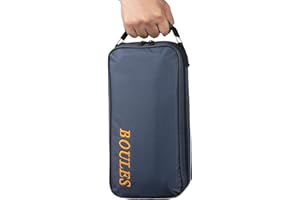 ‎TOFERN Tofern Schön Boule Tasche für 3/6/8 Kugeln aus Premium Nylon&Oxford für Outdoor Spaß, Boules Handtasche Ohne Boule