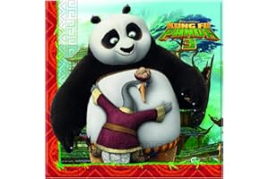 DREAMWORKS Tovaglioli Carta Kung Fu Panda 3, Festa Compleanno *16747