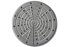 Lavatelli Tuka Maxi, Piastra Termica, diffusore e accumulatore di Calore per fornelli a Gas, garantisce Risparmio e miglior Cottura, Acciaio, Grey. Spargifiamma fornello per la casa, diametro 20cm