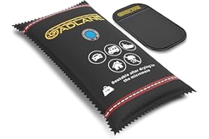 GADLANE XL osuszacz powietrza wielokrotnego użytku, 1 kg, pochłaniacz wilgoci z matą antypoślizgową do samochodu, domu, szafy na ubrania, worek z żelu krzemionkowego (GL1921)