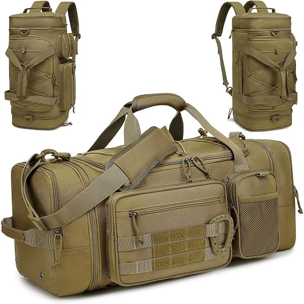 MFH MOLLE-Schultergurt-Tasche – Coyote Tan, Mit Klettpatch & Reißverschluss, 18x10x4 Cm