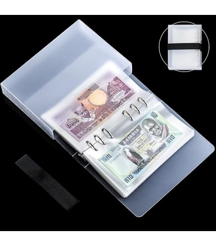 Collector A4 10 Pages Pour Album Billets – Feuilles Type 1 – Pochettes 298 X 218 Mm – Qualité Premium