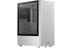 XPG Valor Mesh (kompaktowa obudowa ATX-Mid-Tower, konstrukcja panelu przedniego Mesh, panel boczny ze szkła hartowanego 3 mm, fabrycznie zainstalowany wentylator x4 120 mm)