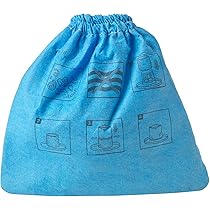 VHBW - 50x Sacchetto Compatibile Con Tornado To 7010 Perfecto, To 7010 Perfecto To 7010 7035 Maximus Aspirapolvere In Microfibra 28cm X 17 5cm Bianco Blu 4065705356582 - Foto 6