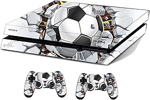 THE GRAFIX STUDIO Football Brick Sticker/Skin PS4 Compatible With Playstation 4 Console & Remote controller stickers, ps4sk16