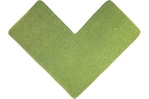 WohnDirect Tappetino da Doccia angolare Verde - Ideale per cabine Doccia quadrate, può Essere Combinato in Un Set, Antiscivolo e Lavabile - Tappeti da Bagno & tappeti - 50 x 100 x 100 cm