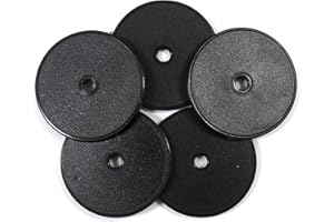 NFC21 NFC Münze Outdoor gelocht, wasserabweisend, robust, 180 Byte, schwarz, 5 Stück