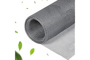 MOOCUCA 120 X 250 CM Tela Mosquitera Gris,Malla Mosquitera Hecho de Fibra de Vidrio de Alta Calidad,Para Puerta de Tragaluz,Balcón, Sala de Estar,Malla Mosquitera para Puertay Ventana