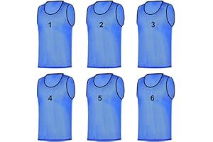 ‎RHINOS SPORTS RHINOS sports 6 Leibchen nummeriert | Nummern 1-6 | 5 Farben | 6 Größen