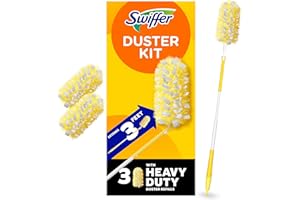Swiffer 360 Dusters Extendable Handle Starter Kit, 3 Count Duster Refill