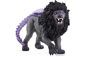 SCHLEICH 42555 Eldrador Creatures Mythical Shadow Lion Action Figure - Highly Detailed and Realistic Figurine Toy with Transparent Tail- Very Durable Monster Toys, Gift for Boys, Girls, Kids Ages 7+