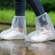 Tbintul 3 Paia Copriscarpe Impermeabili, Copriscarpe Pioggia per In Silicone, Riutilizzabile Copri Scarpe per Pioggia, Copri Scarpe Antipioggia per Giornata Piovosa e Nevosa, Taglia M (M
