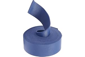 GORGECRAFT Cinturini in Pelle con Cordoncino Piatto Strisce 1.18" Cinturino Largo in Pelle Fai da Te 118" Lunghi per Abbigliamento Avvolgimento Gioielli Progetti Artistici (Blu Scuro)